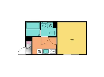 ゾネ御茶ノ水(1K/3階)の間取り写真