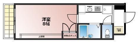 ワイズレジデンス南草津(1K/7階)の間取り写真