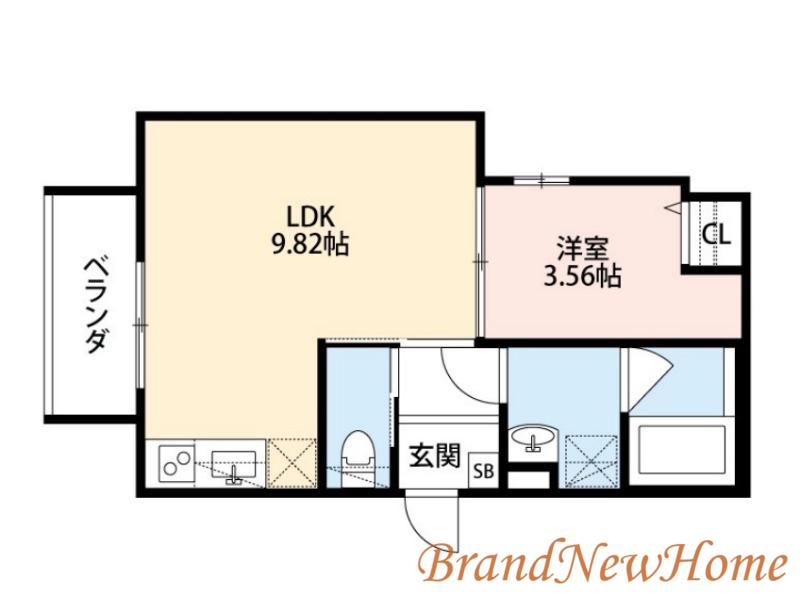 LETOILE(1LDK/3階)の間取り写真