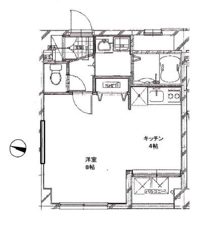 EST SOLEIL (ワンルーム/5階)の間取り写真