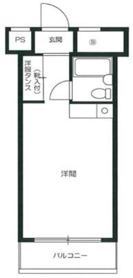 メゾン新大阪(ワンルーム/7階)の間取り写真