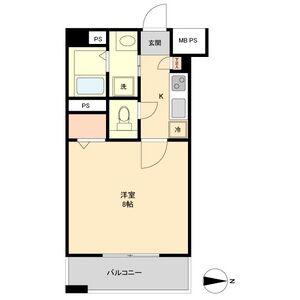 WILLDO 金山正木(1K/3階)の間取り写真