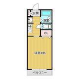 カーサフローラル(1K/2階)の間取り写真