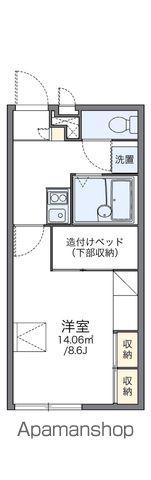 レオパレスYAO(1K/2階)の間取り写真