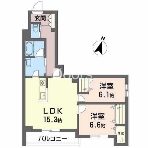 サニーコート(2LDK/3階)の間取り写真