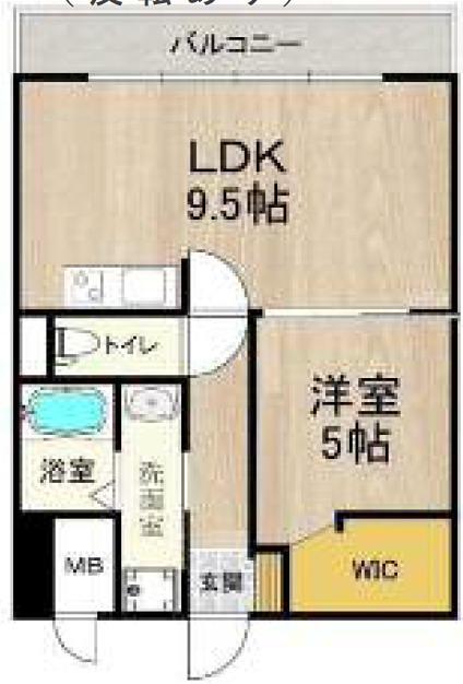パークモダン新大阪(1LDK/3階)の間取り写真