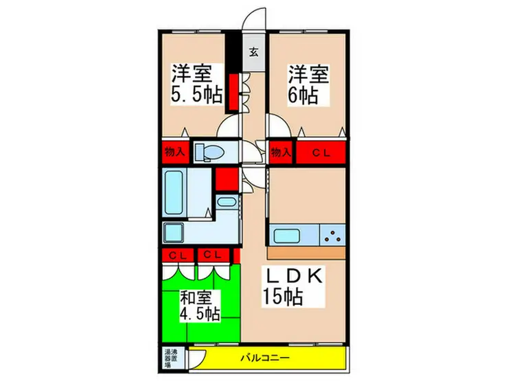 志木ファイブハイツ 13階階 間取り