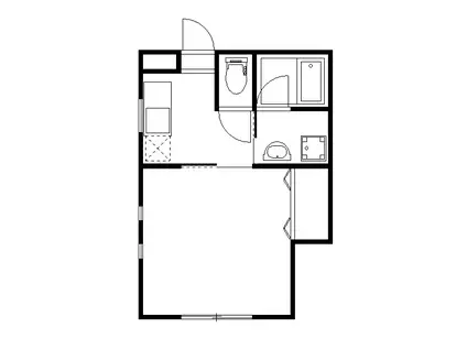 マ・メゾン(1K/1階)の間取り写真