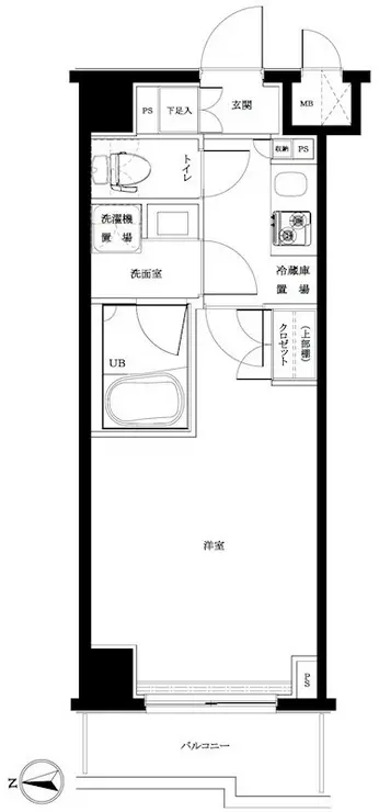 ルーブル高島平 6階階 間取り