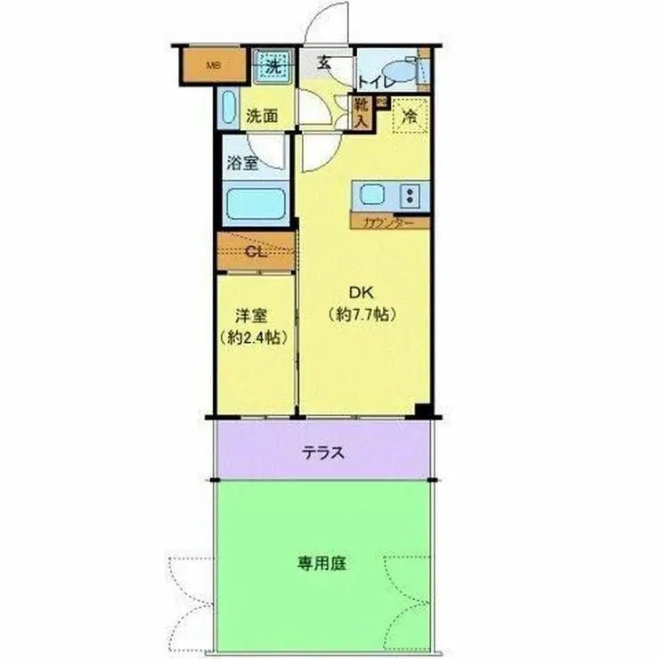 シーフォルム東新宿II 1階階 間取り