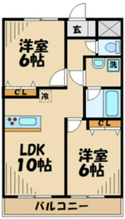 アートヒルズ新百合山手 2階階 間取り