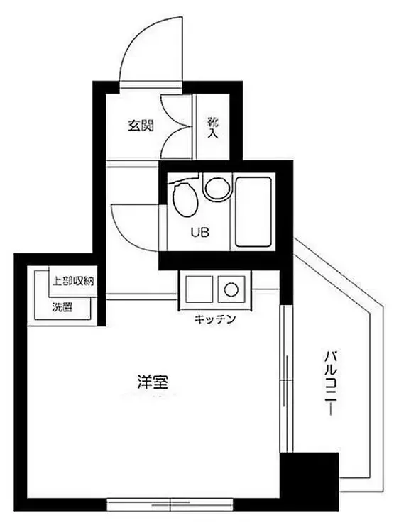 キャッスルマンション大森B号館 9階階 間取り