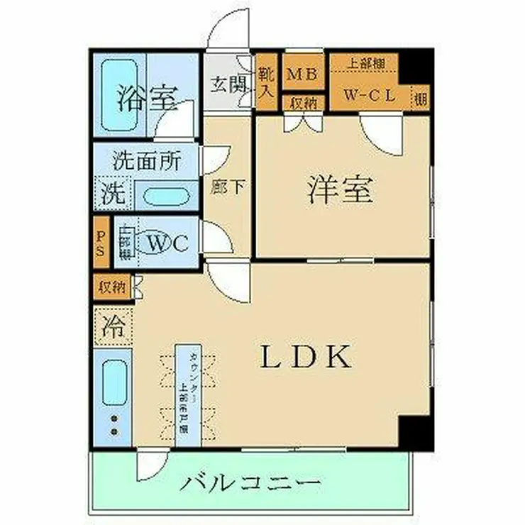 プレール・ドゥーク中野坂上 5階階 間取り
