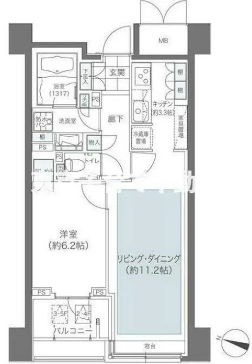 メゾンカルム本郷 10階階 間取り
