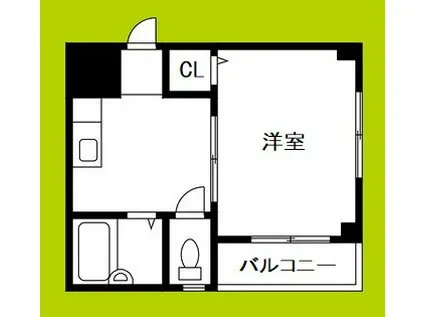 GOKEN家(1DK/2階)の間取り写真