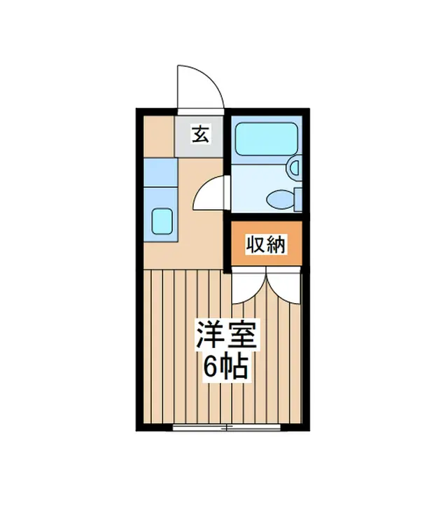 コーポ桜台 1階階 間取り