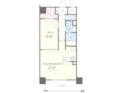 サニーコート向島(1LDK/9階)の間取り写真