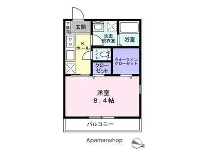 中原三丁目プロジェクト(1K/1階)の間取り写真