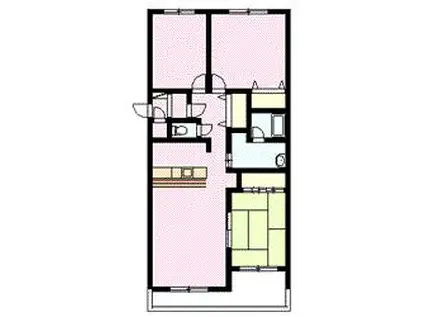 フォルテ21(3LDK/1階)の間取り写真