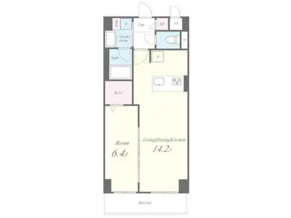 サン オリーブ(2K/2階)の間取り写真