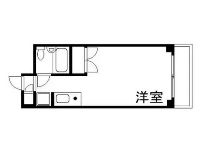 プレール中野坂上(ワンルーム/2階)の間取り写真