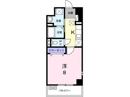 サンリット ネオ(1K/2階)の間取り写真