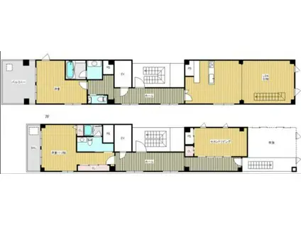 ウイズエムビル(3LDK/6階)の間取り写真