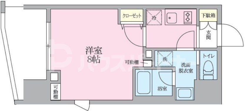 ルネサンスコート本蓮沼(1K/14階)の間取り写真