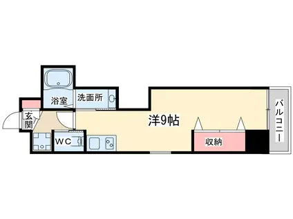 ビガーポリス369天神橋3丁目2アルチェ(ワンルーム/5階)の間取り写真