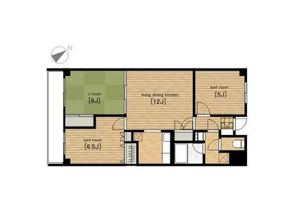 ヴェルデ久我山(3LDK/7階)の間取り写真