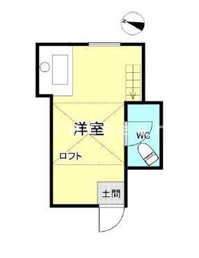AQUAレジデンス中井(ワンルーム/3階)の間取り写真