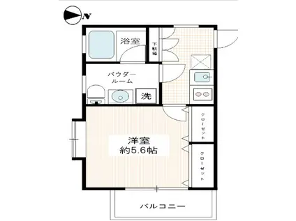 VIVRE本郷(1K/8階)の間取り写真