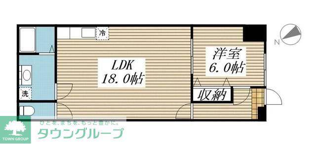 ジョリメゾン(1LDK/1階)の間取り写真