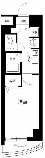 AZALEAHOUSE練馬(1K/3階)の間取り写真