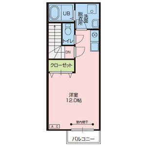 いわて銀河鉄道線 青山駅(岩手) 徒歩18分 2階建 築7年(ワンルーム/1階)の間取り写真