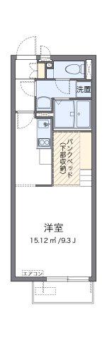 ミランダメゾン コンフォール(ワンルーム/2階)の間取り写真