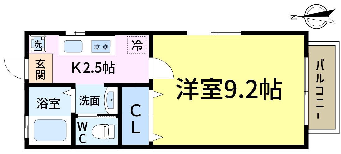 マイハウス新小岩(1K/1階)の間取り写真