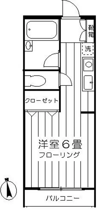 エトワール星の宮 2階階 間取り