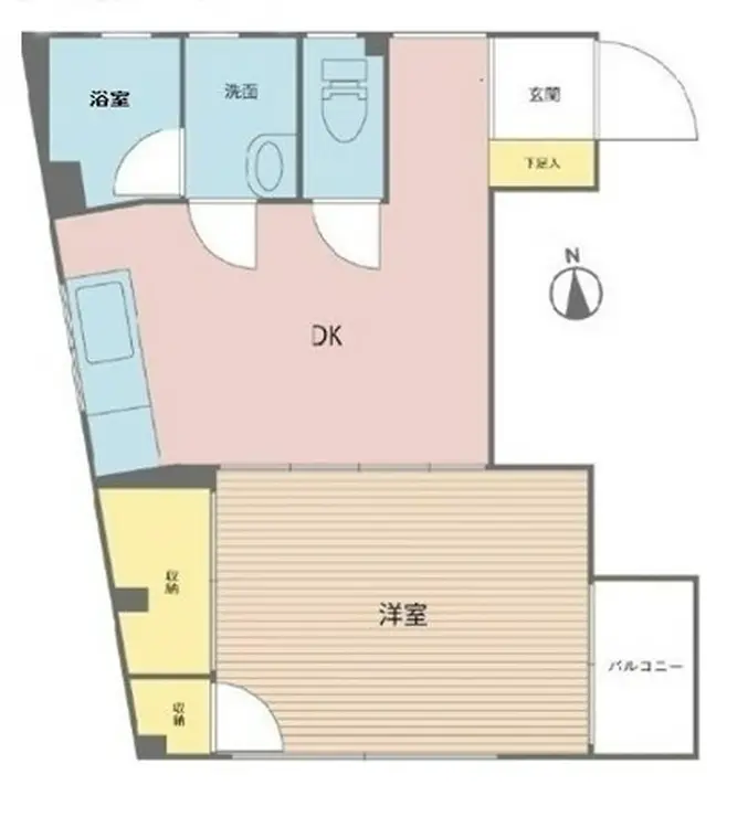 新宿サンライズマンション 2階階 間取り