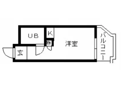 TOP・阿佐谷(ワンルーム/2階)の間取り写真