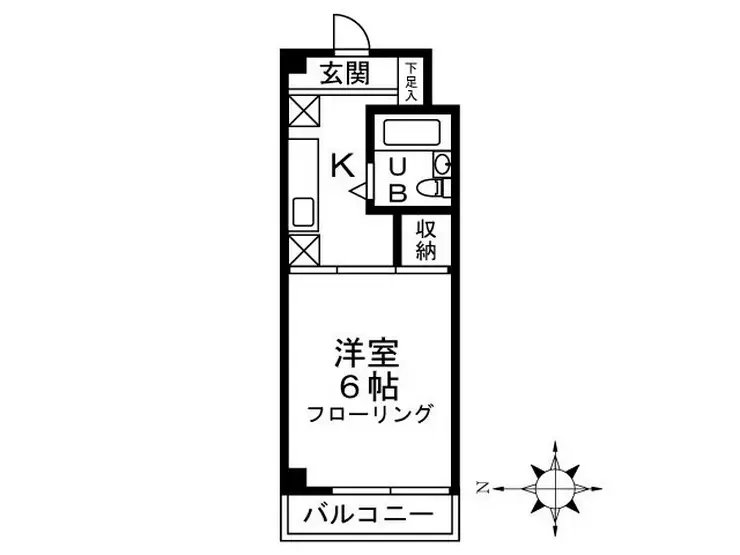 アムール子安 2階階 間取り