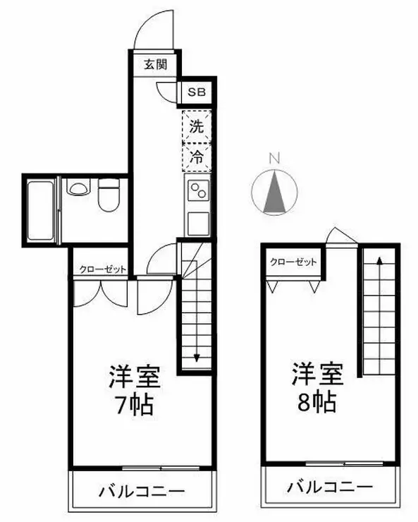 目白おとめ山テラスボックス 5階階 間取り