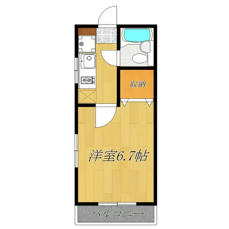 シャトーS&T 2階階 間取り