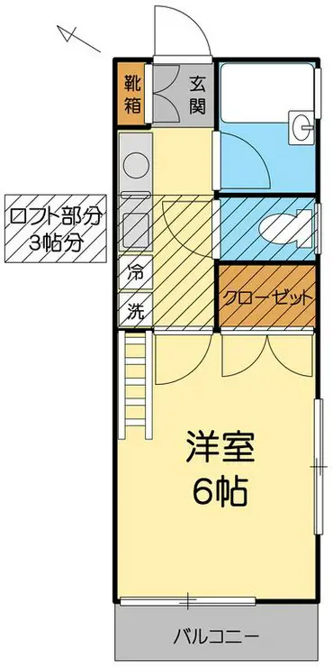 サンライズAKI 1階階 間取り