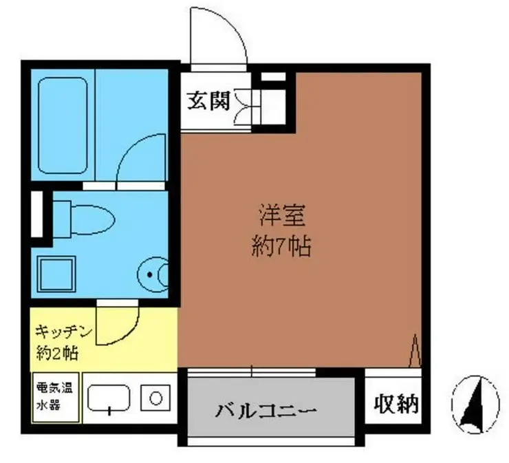 エストライフ東大泉 3階階 間取り
