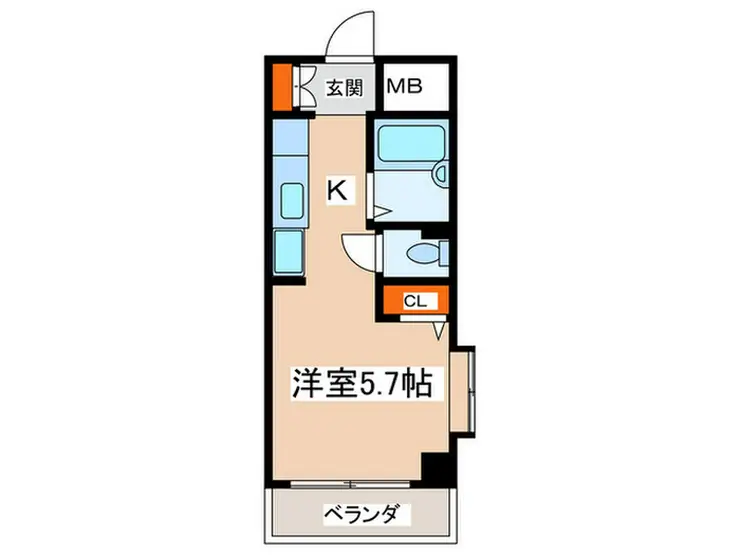 パティオ聖蹟 3階階 間取り
