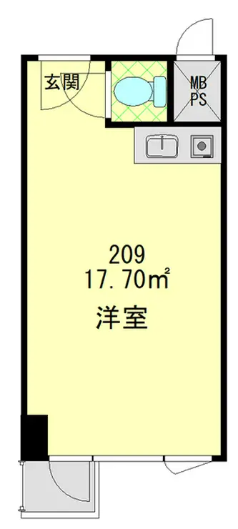 ローレル永田町 2階階 間取り
