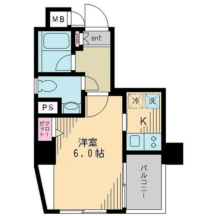 プリマヴェーラ北千住 8階階 間取り