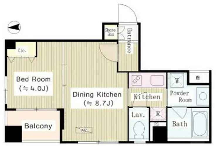 GL蔵前 2階階 間取り