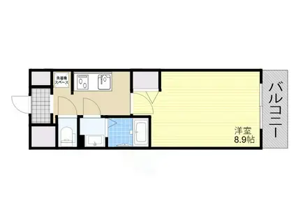 MISTRAL姫路駅前V忍町(1K/7階)の間取り写真